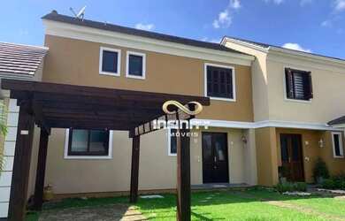 Imagem: A casa em condomínio possui 3 Dormitórios, 3 Banheiros, 1