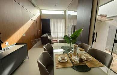 Imagem: A casa em condomínio possui 3 Dormitórios, 2 Banheiros, 5