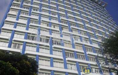 Imagem: O apartamento possui 1 Dormitório, 1 Banheiro, 1 Vaga na garagem