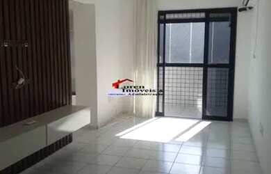 Imagem: O apartamento possui 1 Dormitório, 1 Banheiro, 1 Vaga na garagem