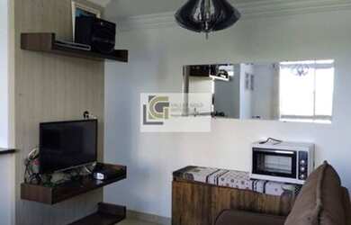 Imagem: O apartamento possui 2 Dormitórios, 1 Banheiro, 1 Vaga na garagem