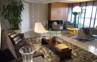 Imagem: O apartamento na cobertura possui 4 Dormitórios, 5 Banheiros