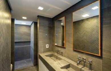 Imagem: O apartamento na cobertura possui 3 Dormitórios, 5 Banheiros