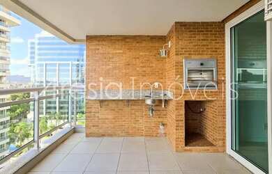 Imagem 3: Apartamento com 3 quartos, 1 suíte para alugar, 100 m² por R$ 9.928/mês - Península - Rio