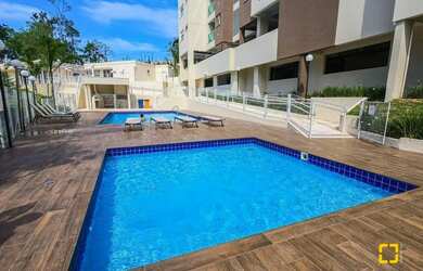 Imagem: O apartamento possui 1 Dormitório, 2 Banheiros, 1 Vaga na garagem