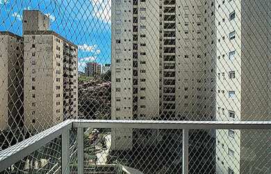 Imagem: O apartamento possui 1 Dormitório, 1 Banheiro, 1 Vaga na garagem