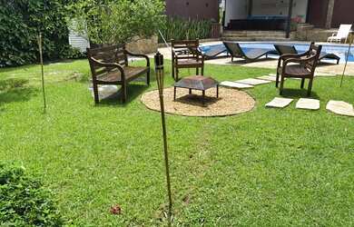 Imagem 9: Mansão Cinematográfica. Churrasqueira, Imóvel mobiliado, Ar-condicionadoeLareira