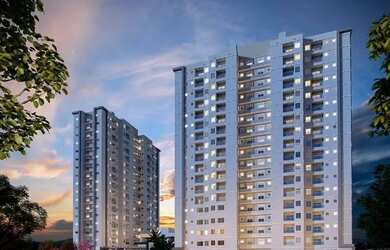 Imagem: O apartamento possui 2 Dormitórios, 1 Banheiro, 2 Vagas na