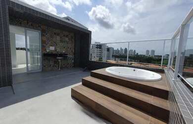 Imagem: O apartamento na cobertura possui 2 Dormitórios, 3 Banheiros