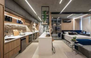 Imagem: O apartamento possui 1 Dormitório, 1 Banheiro, 36m² de Área