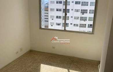 Imagem: O apartamento possui 1 Dormitório, 1 Banheiro, 1 Vaga na garagem