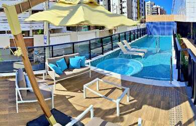 Imagem: O apartamento na cobertura possui 3 Dormitórios, 3 Banheiros