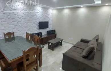 Imagem: O apartamento na cobertura possui 3 Dormitórios, 2 Banheiros