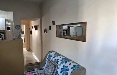 Imagem: O apartamento possui 1 Dormitório, 1 Banheiro, 1 Vaga na garagem