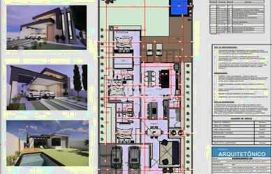 Imagem: A casa possui 3 Dormitórios, 4 Banheiros e 230m² de Área