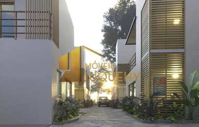 Imagem: A casa em condomínio possui 3 Dormitórios, 3 Banheiros, 150m²