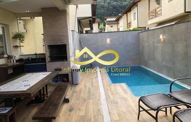 Imagem: A casa em condomínio possui 3 Dormitórios, 3 Banheiros, 2