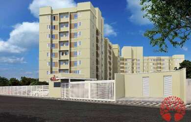 Imagem: O apartamento possui 2 Dormitórios, 1 Banheiro, 1 Vaga na garagem