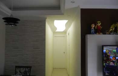 Imagem: O apartamento possui 2 Dormitórios, 1 Banheiro, 1 Vaga na garagem