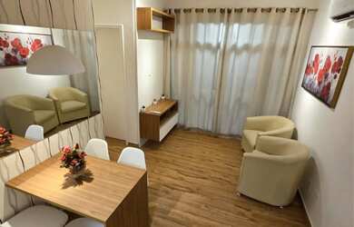 Imagem: O apartamento possui 2 Dormitórios, 1 Banheiro, 1 Vaga na garagem