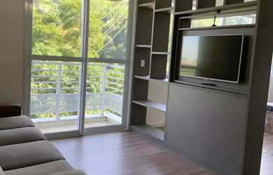 Imagem: O apartamento possui 1 Dormitório, 1 Banheiro, 1 Vaga na garagem