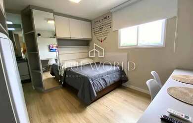 Imagem: O apartamento possui 1 Dormitório, 1 Banheiro, 17m² de Área