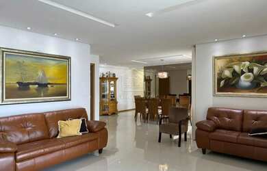 Imagem: O apartamento na cobertura possui 4 Dormitórios, 3 Banheiros