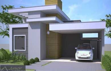 Imagem: A casa em condomínio possui 3 Dormitórios, 2 Banheiros, 4