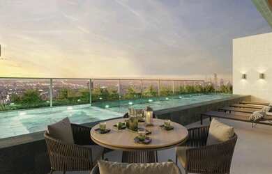 Imagem: O apartamento possui 2 Dormitórios, 1 Banheiro, 1 Vaga na garagem