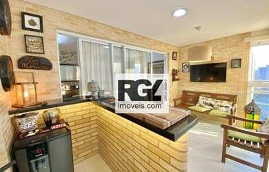 Imagem 14: Apartamento com 3 dormitórios à venda, 103 m² por R$ 900.000,00 - Ponta da Praia - Santos