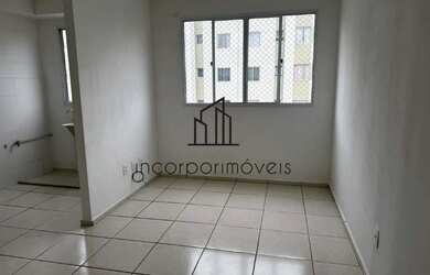 Imagem: O apartamento possui 2 Dormitórios, 1 Banheiro, 1 Vaga na garagem