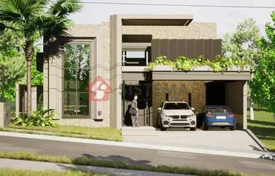 Imagem: A casa em condomínio possui 3 Dormitórios, 4 Banheiros, 2