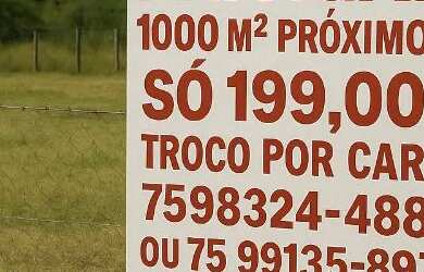 Imagem: O terreno possui 1.000m² de Área e está localizado em Papagaio