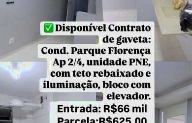 Imagem: O apartamento possui 2 Dormitórios, 1 Banheiro, 2 Vagas na