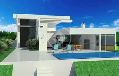 Imagem: A casa em condomínio possui 5 Dormitórios, 5 Banheiros, 5