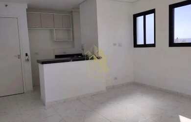 Imagem: O apartamento possui 2 Dormitórios, 1 Banheiro, 1 Vaga na garagem