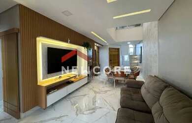 Imagem: A casa em condomínio possui 4 Dormitórios, 2 Banheiros, 2