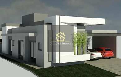 Imagem: A casa possui 3 Dormitórios, 5 Banheiros, 4 Vagas na garagem