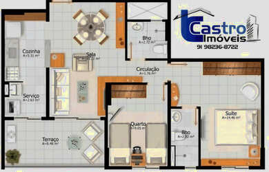 Imagem 15: Piazza Toscana. 2/4. 1 Suíte. 1 Vaga. Torre Livorno Rv. 41