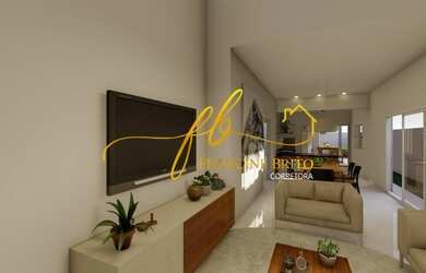 Imagem: A casa possui 3 Dormitórios, 3 Banheiros, 4 Vagas na garagem