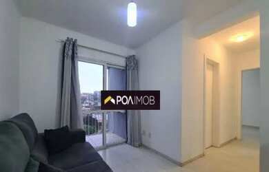 Imagem: O apartamento possui 1 Dormitório, 1 Banheiro, 1 Vaga na garagem