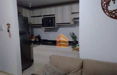 Imagem: O apartamento possui 2 Dormitórios, 1 Banheiro, 1 Vaga na garagem