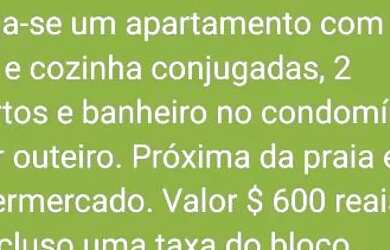 Imagem: O apartamento possui 2 Dormitórios, 1 Banheiro, 1 Vaga na garagem