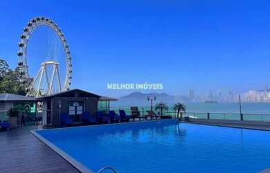 Imagem: O apartamento possui 1 Dormitório, 1 Banheiro, 1 Vaga na garagem