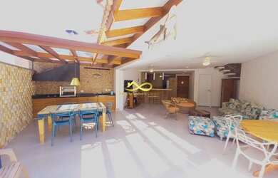 Imagem: A casa em condomínio possui 4 Dormitórios, 5 Banheiros, 3