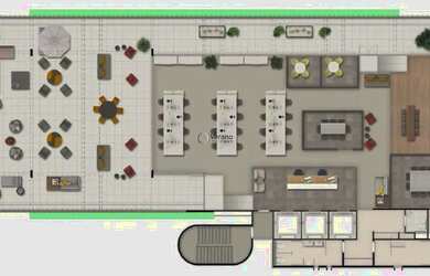 Imagem 6: Laje Corporativa Reformada para locação em Pinheiros REF: AC0007