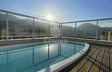 Imagem: O apartamento na cobertura possui 3 Dormitórios, 5 Banheiros