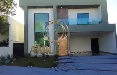 Imagem: A casa em condomínio possui 5 Dormitórios, 5 Banheiros, 4