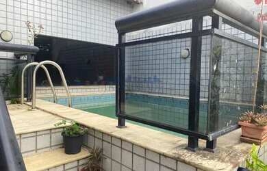 Imagem: O apartamento na cobertura possui 3 Dormitórios, 5 Banheiros