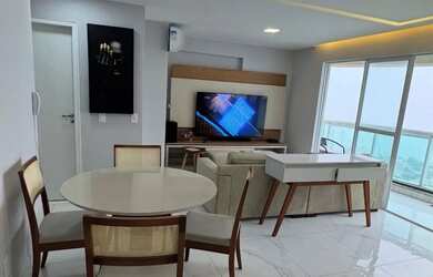 Imagem: O apartamento possui 1 Dormitório, 2 Banheiros, 2 Vagas na